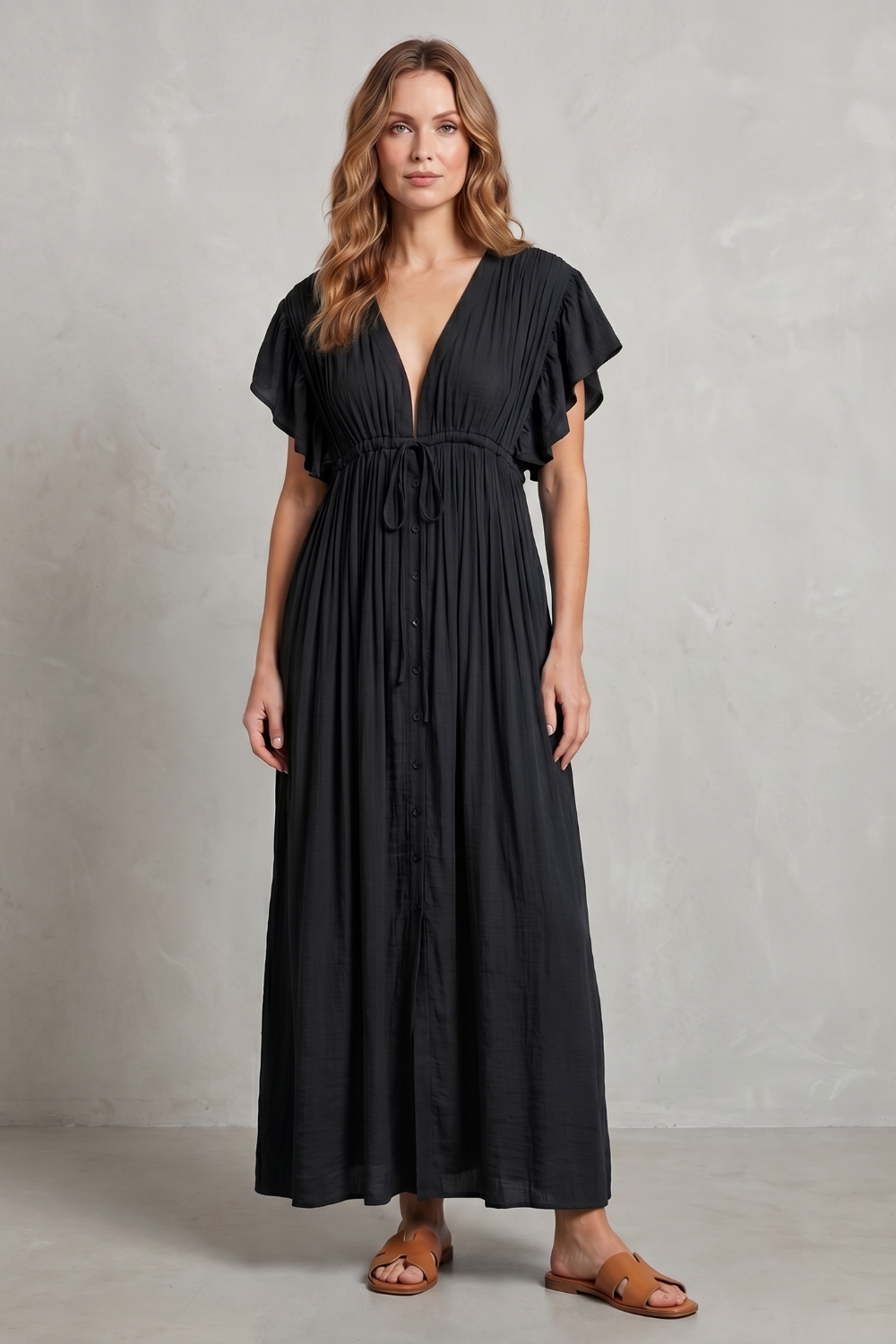 Airy Resort Elegance Maxi Dress