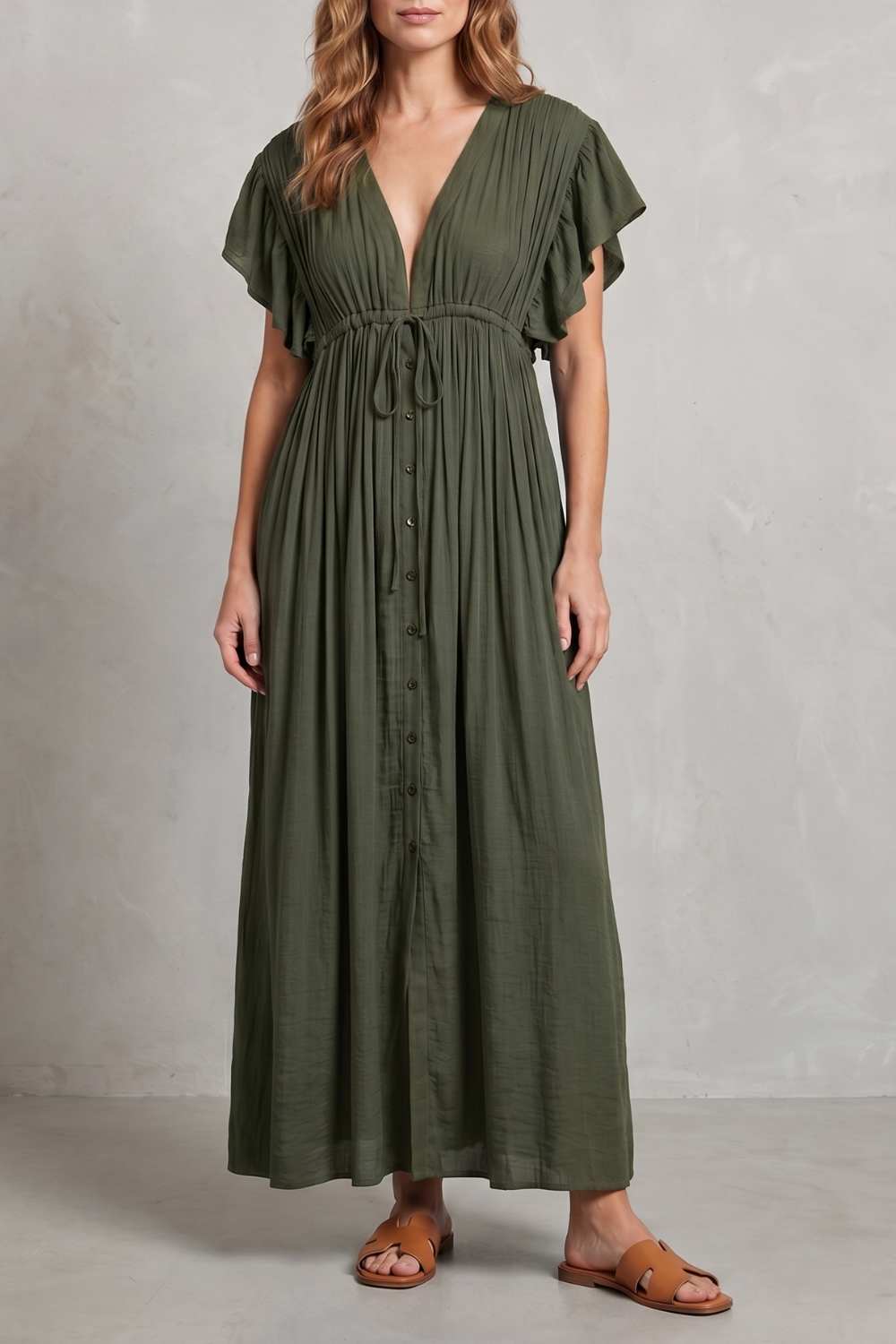 Airy Resort Elegance Maxi Dress