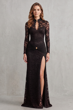 Lace Cut-out Allure Maxi Dress