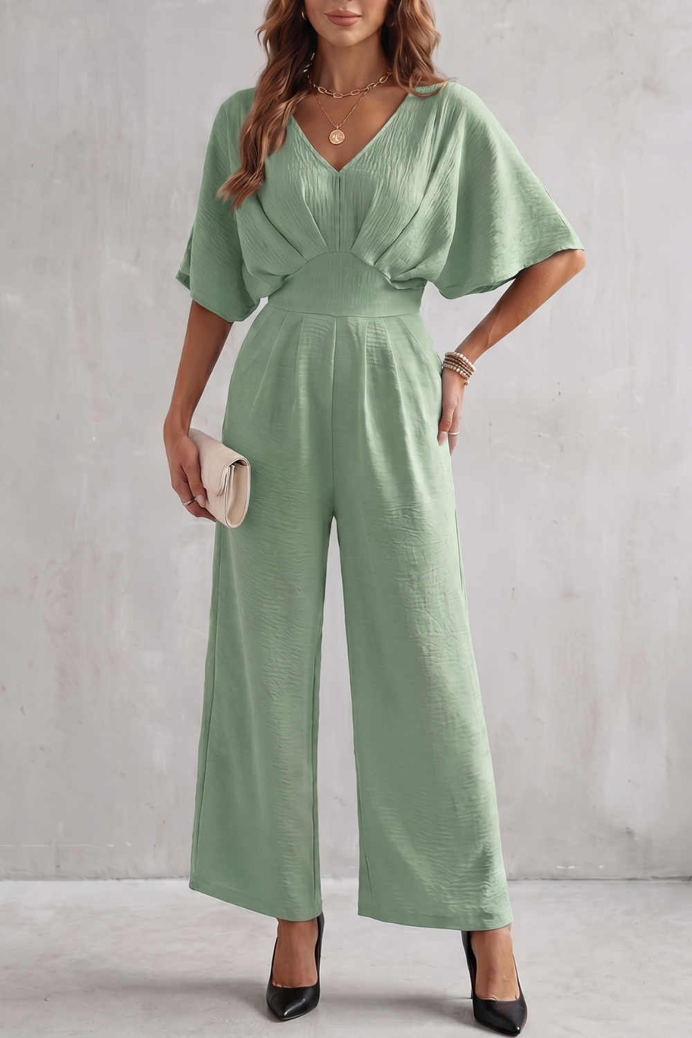 Elegant batwing silhouette | Jumpsuit