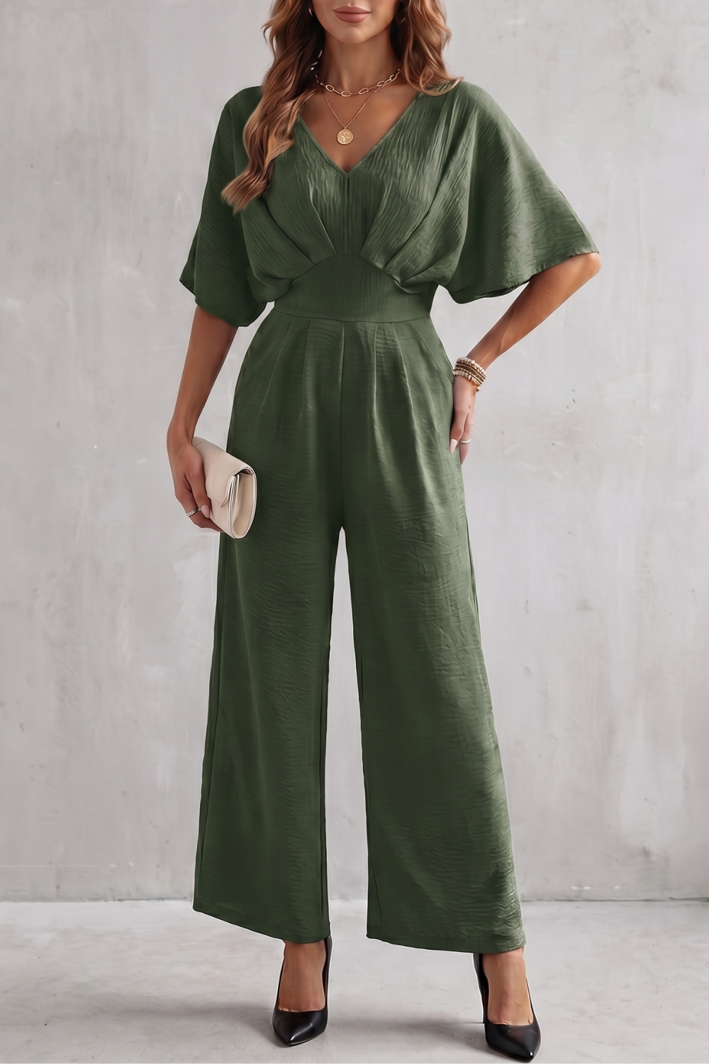 Elegant batwing silhouette | Jumpsuit