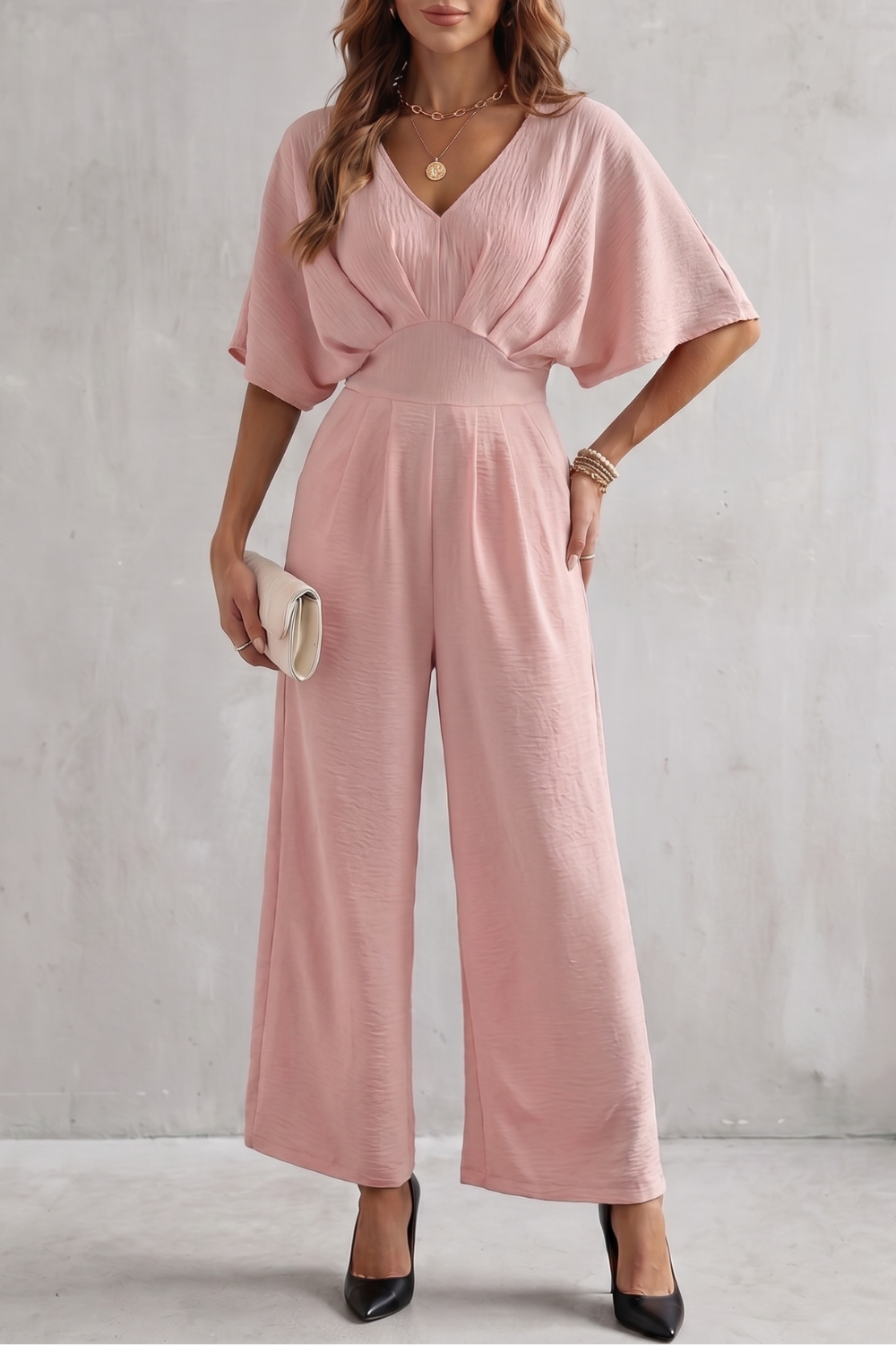 Elegant batwing silhouette | Jumpsuit