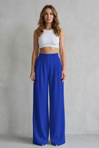 Flowing Drape Wide-leg Tailored Trousers