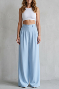 Flowing Drape Wide-leg Tailored Trousers
