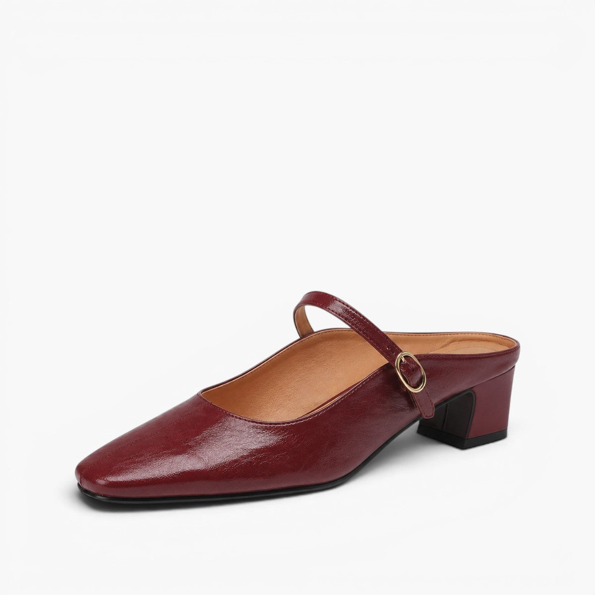 Lurea Strap Leather Mules
