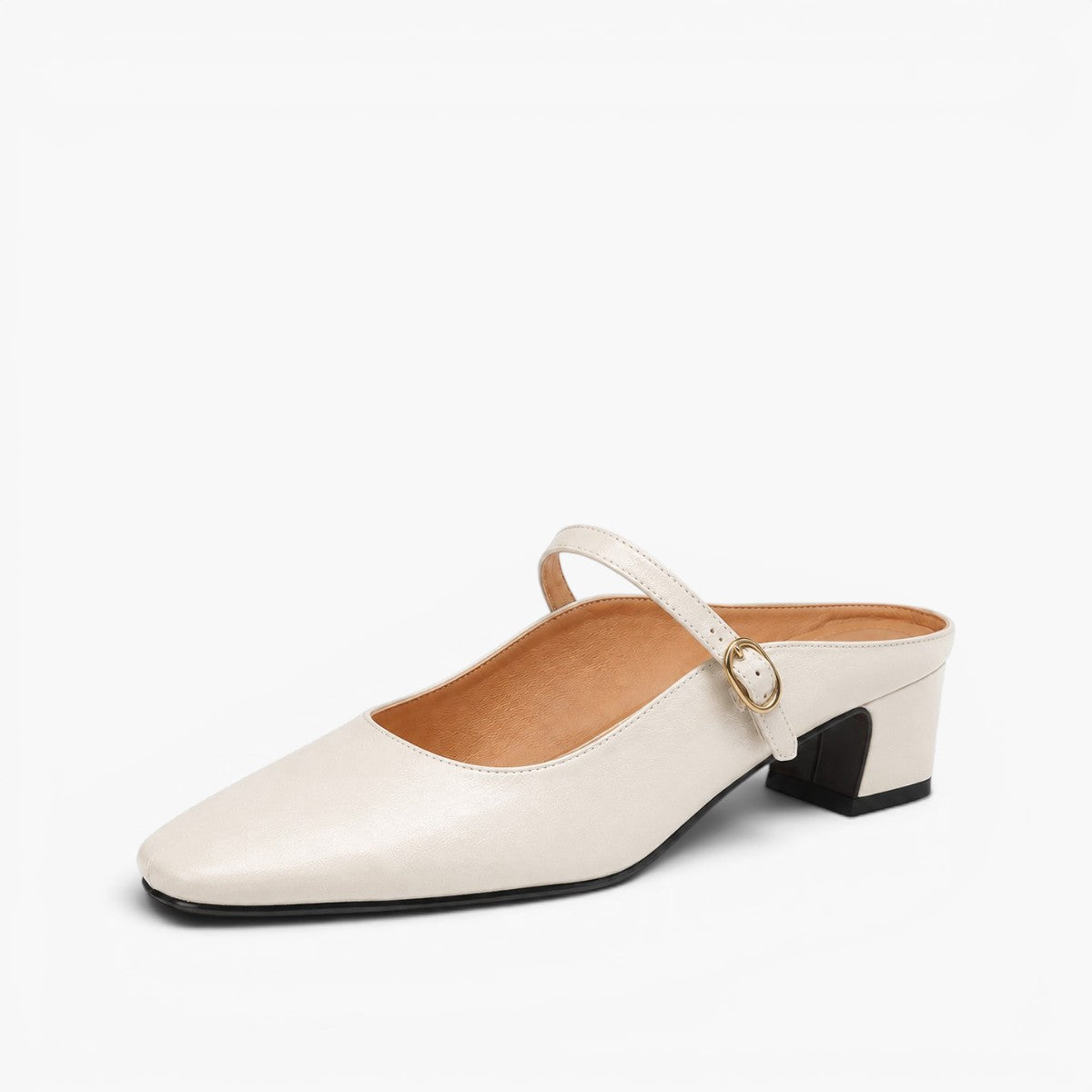 Lurea Strap Leather Mules