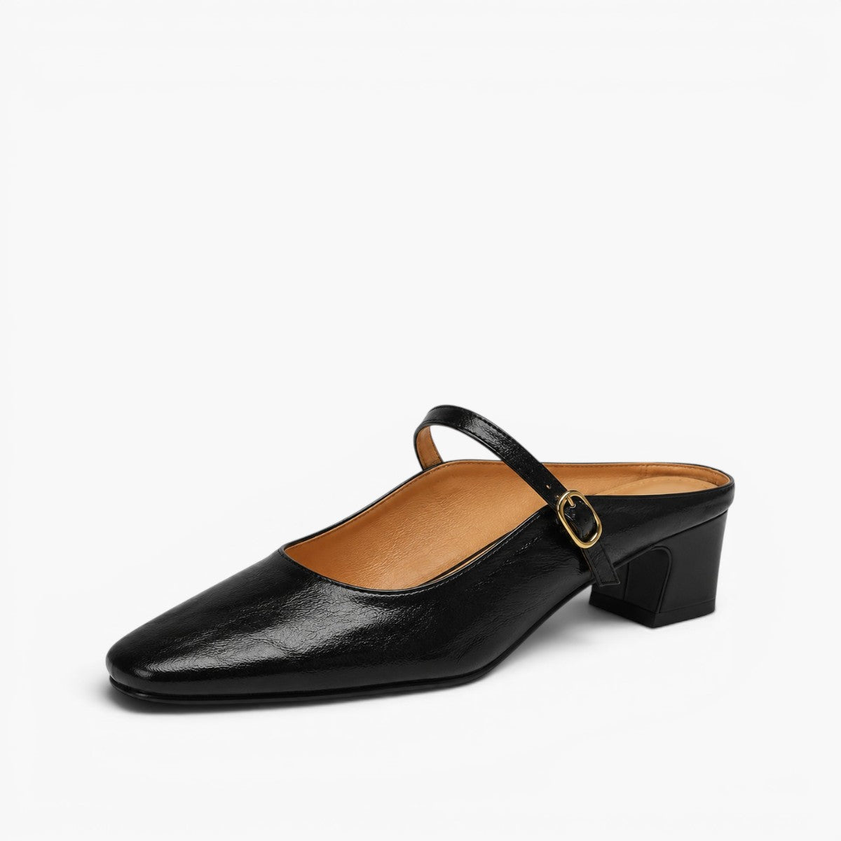 Lurea Strap Leather Mules