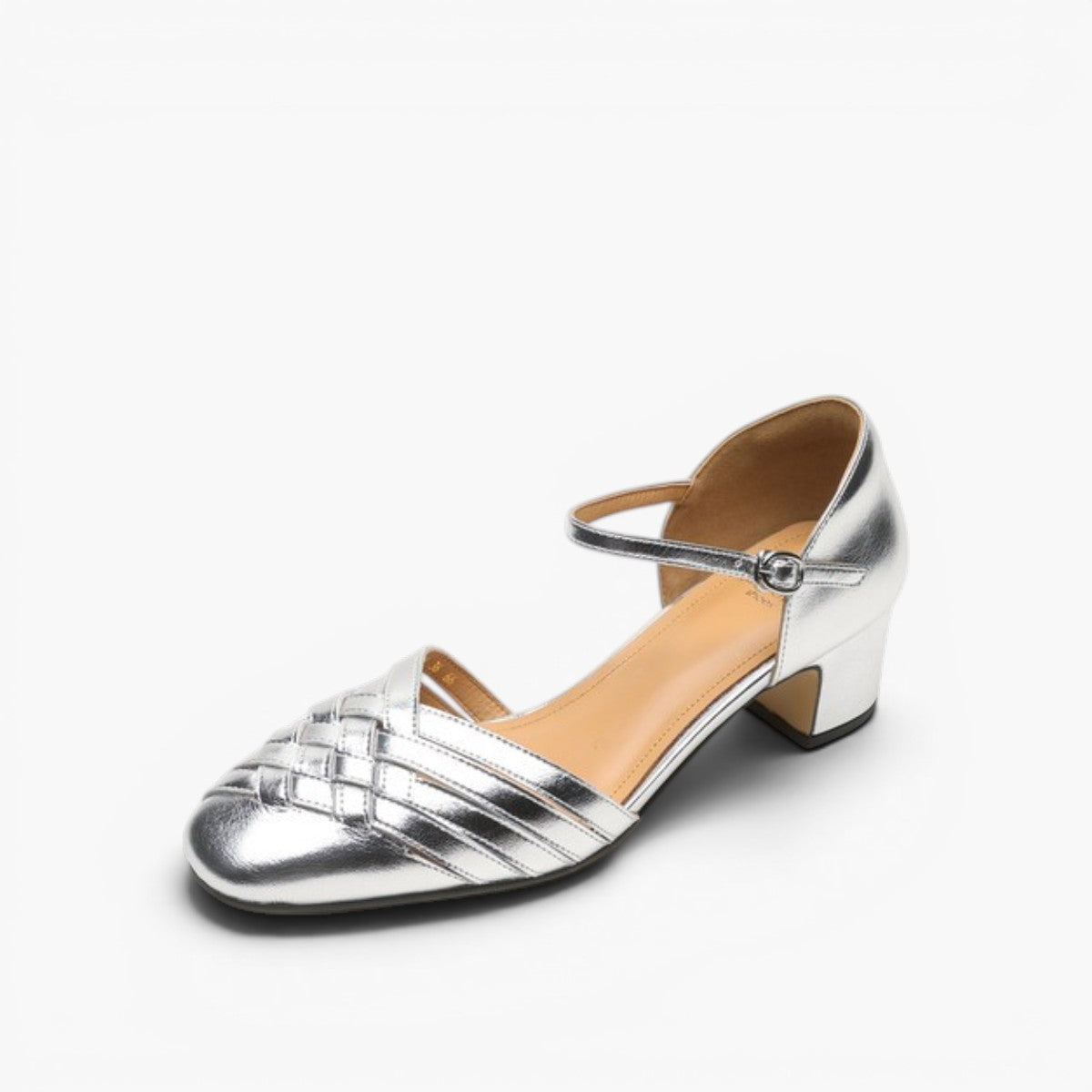 Marais Woven Leather Heels