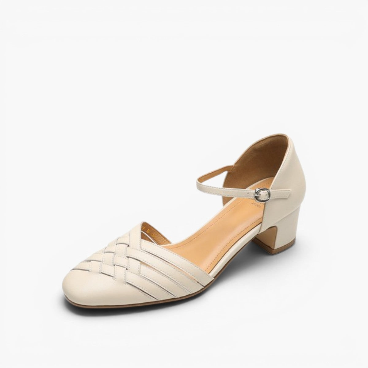 Marais Woven Leather Heels