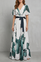 Watercolour Print Grace Maxi Dress
