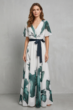 Watercolour Print Grace Maxi Dress