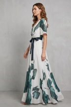 Watercolour Print Grace Maxi Dress
