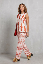 Coastal Print Sophistication Trouser Set
