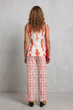 Coastal Print Sophistication Trouser Set