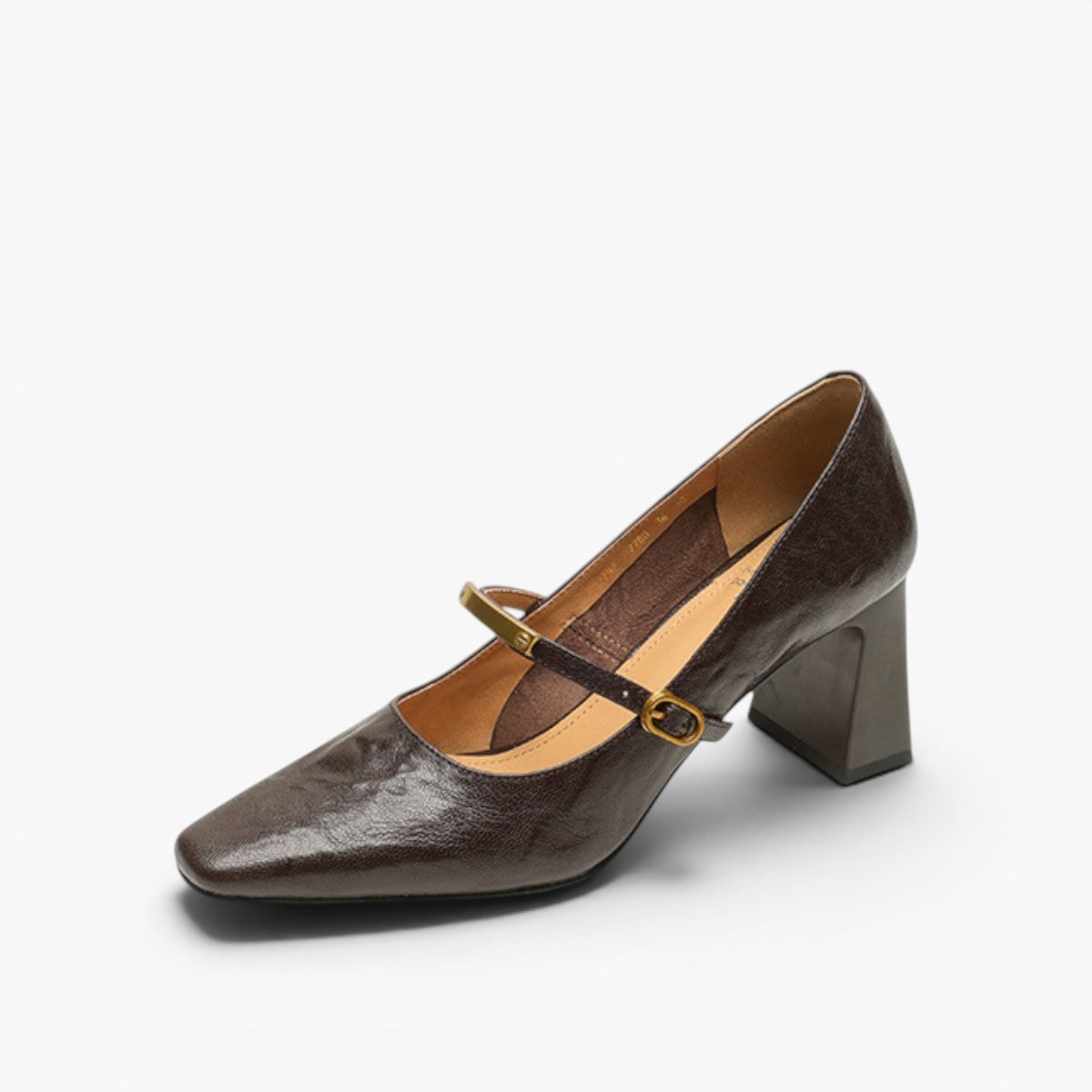 Marleon Leather Strap Pumps