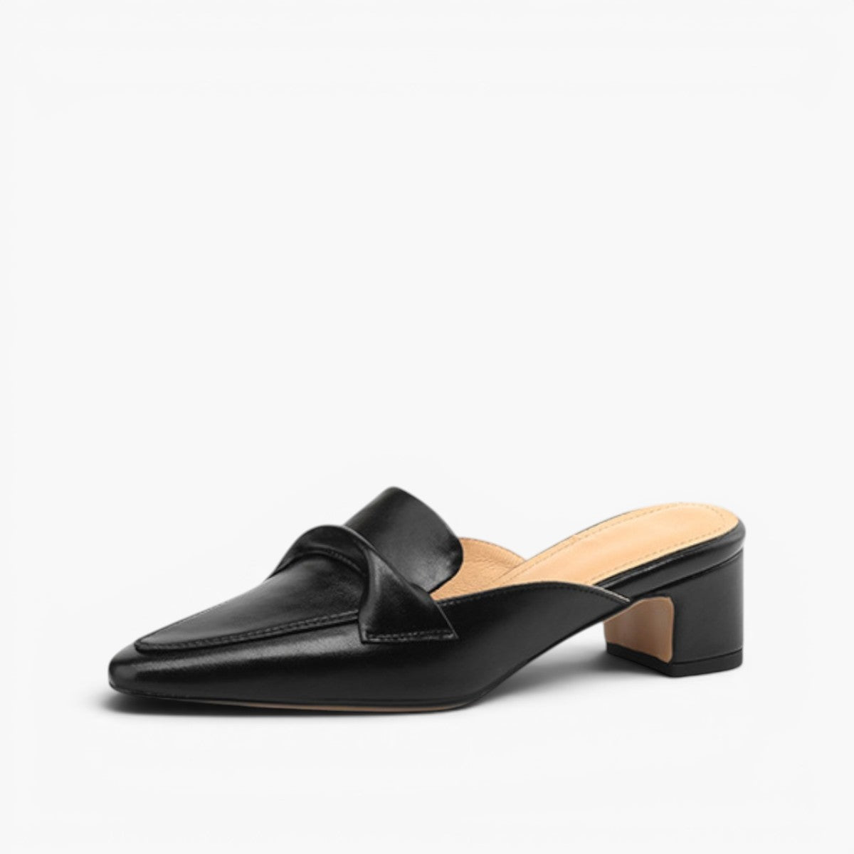 Marloe Pointed Leather Mules
