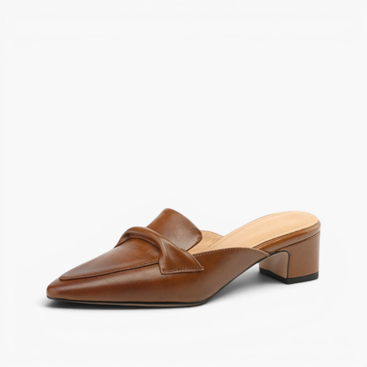 Marloe Pointed Leather Mules