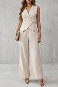 Tailored Minimal Elegance Vest Set