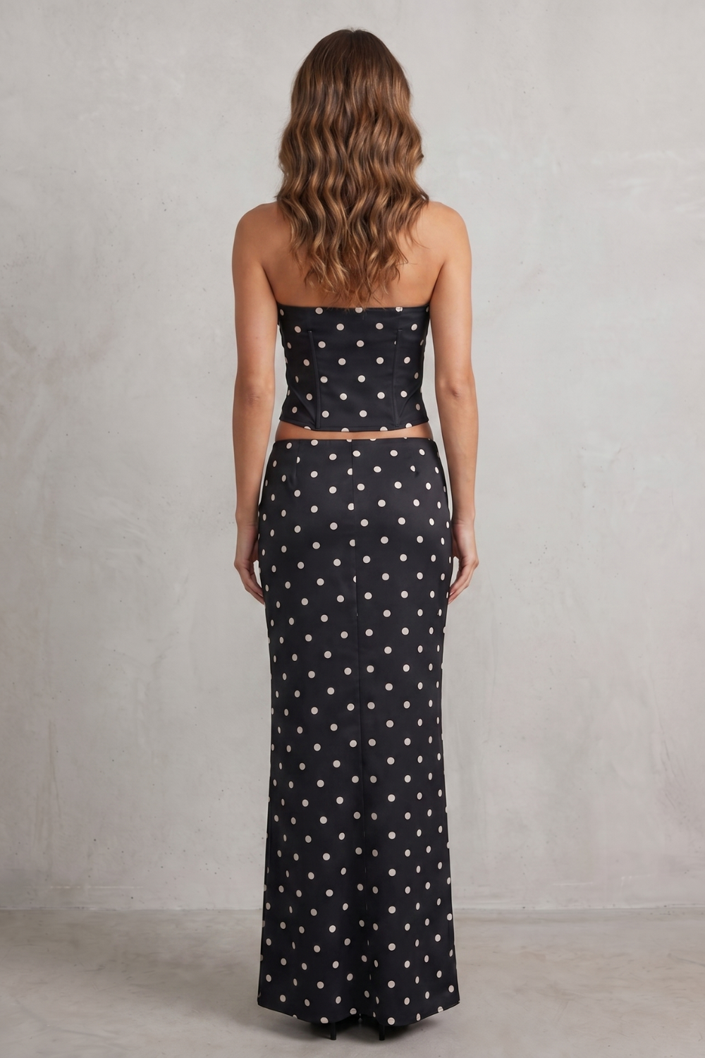 Chic Polka Dot Allure Two-piece Set