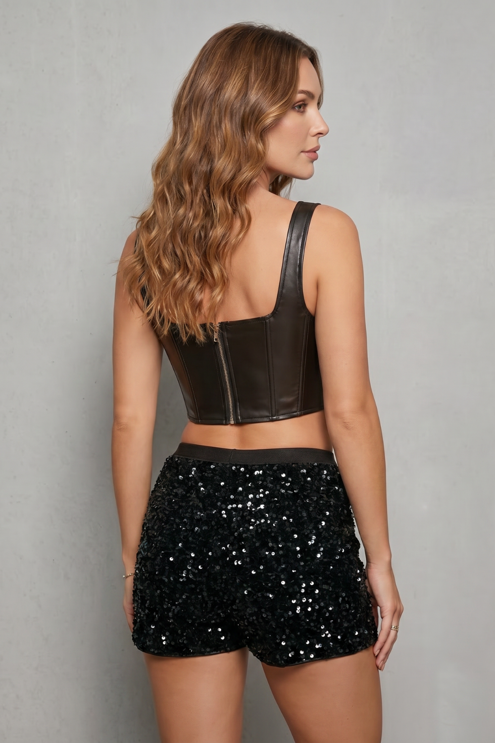 Sequin Shimmer Glamour Shorts