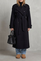 Noirvaine – Oversized silhouette – Wool trench coat
