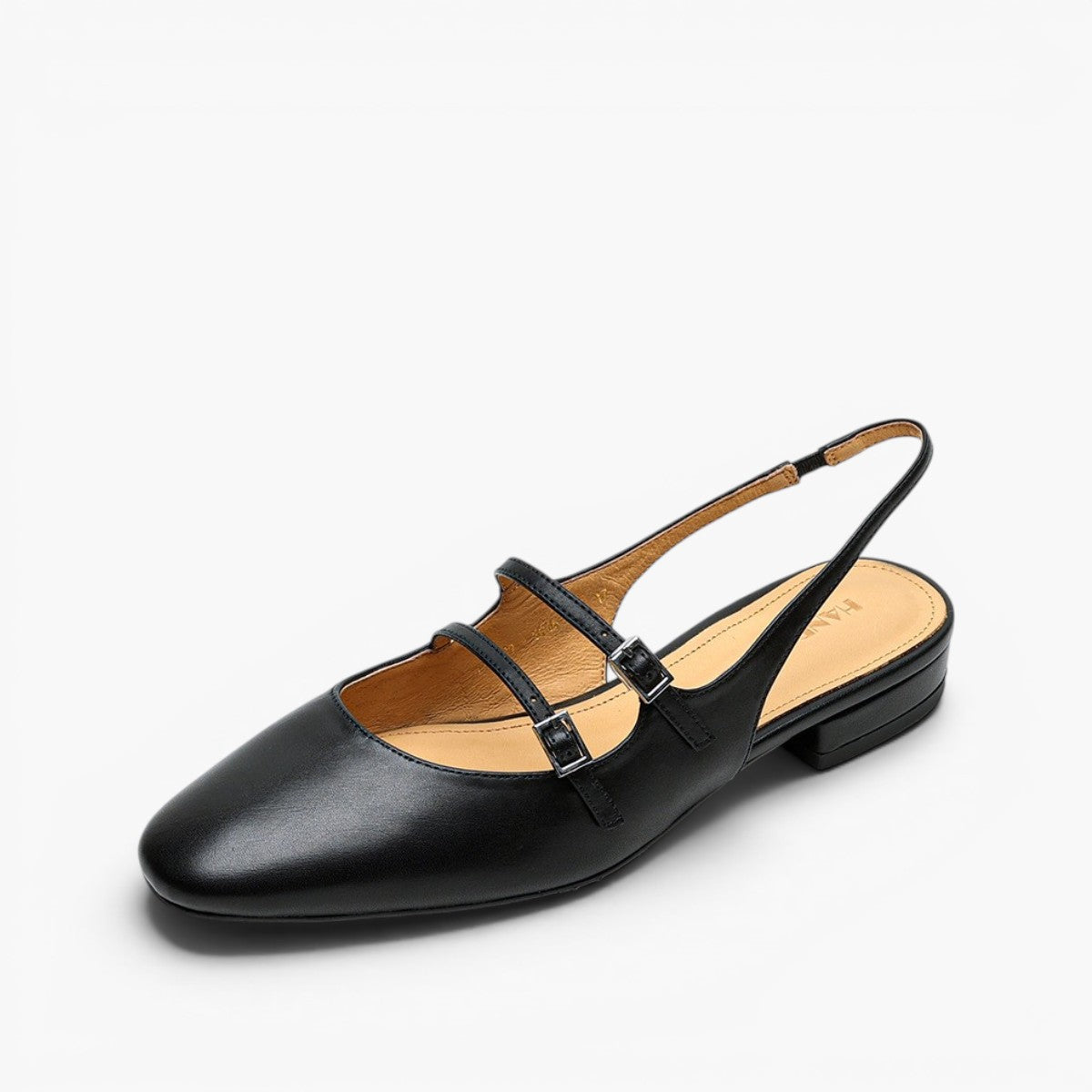 Norvie Leather Slingback Mary Jane Flats
