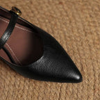 Eloria Leather Kitten Heels