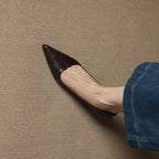 Verrine Leather Low Pumps