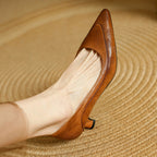 Lorien Sculpt Leather Heels