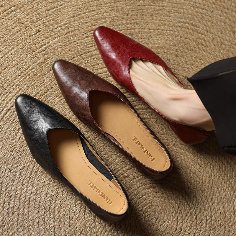 Lioren Lambskin Flats