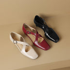 Celise D'Orsay Leather Heels