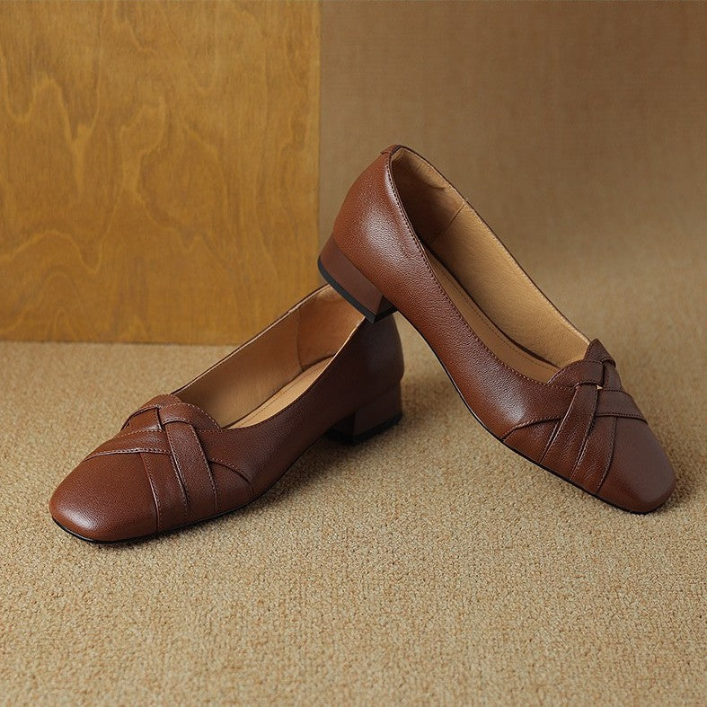 Eloura Woven Leather Flats