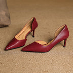 Velisse D’Orsay Leather Pumps