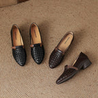 Ardelle Woven Leather Loafers