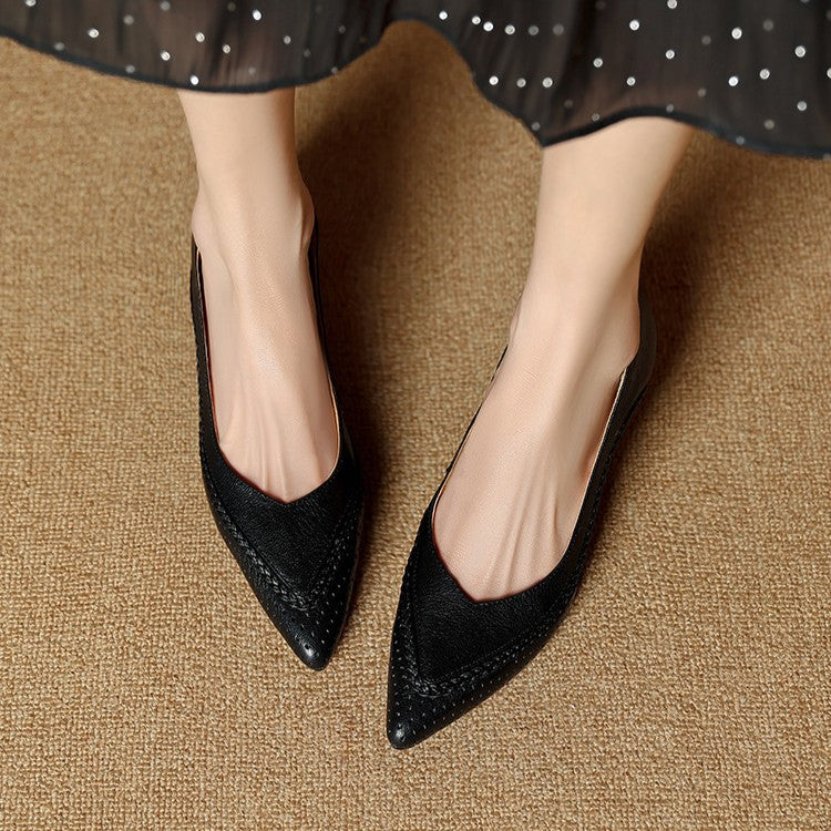 Eliane Woven Leather Heels