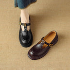 Brinell Leather Mary Janes