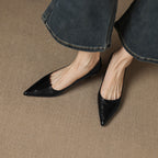 Verrine Leather Low Pumps