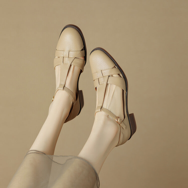 Lorin Roman Leather Heels