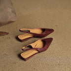 Eloura Slingback Leather Flats
