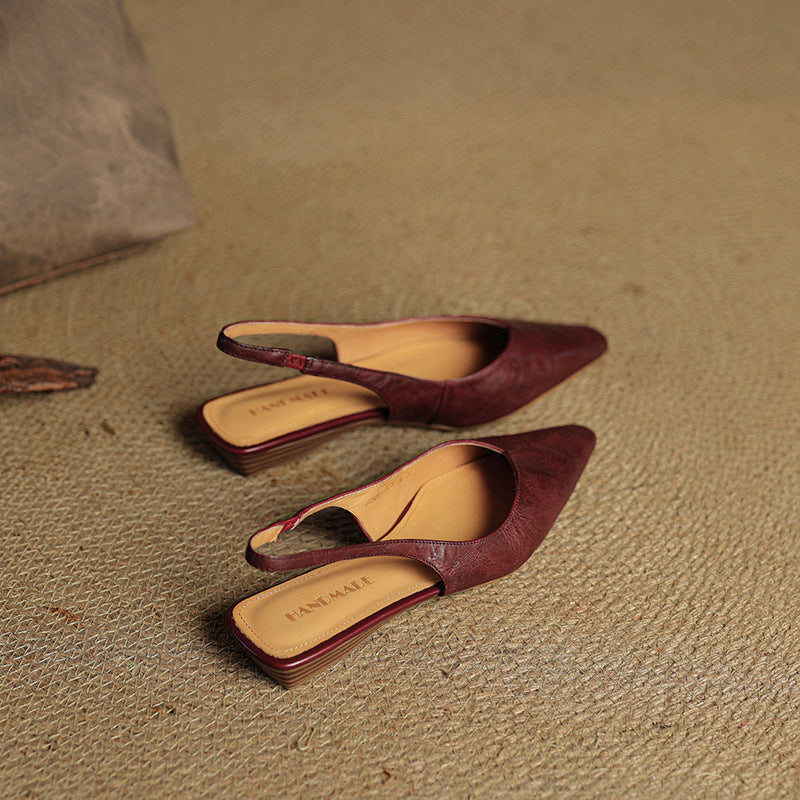 Eloura Slingback Leather Flats