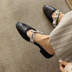 Maelle Bow Leather Mules