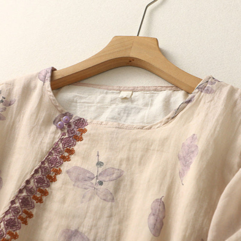 Embroidered Relaxed Blouse