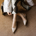 Vela Sculpt Leather Heels