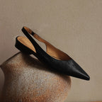Vireya Slingback Leather Flats