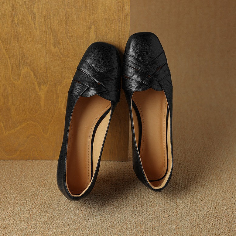 Eloura Woven Leather Flats