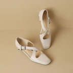 Celise D'Orsay Leather Heels