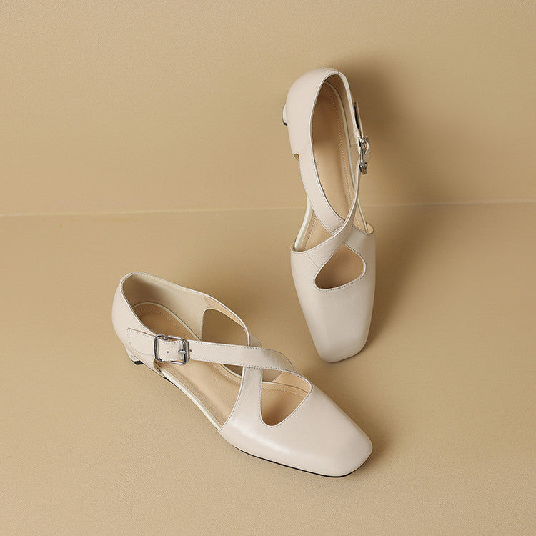 Celise D'Orsay Leather Heels