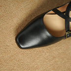 Mira Mary-Jane Leather Heels