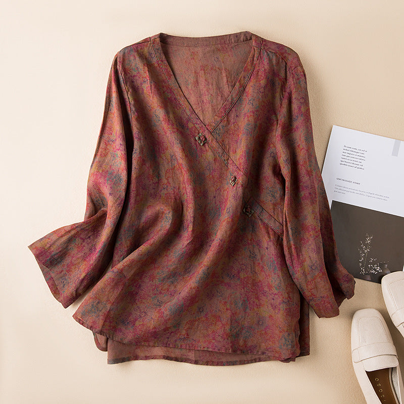 Button Front Relaxed Shirt