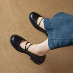 Ruelle Leather Mary Janes